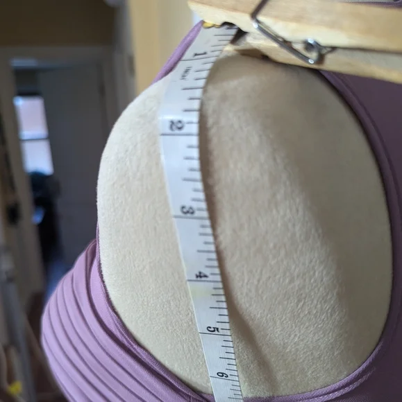 Azazie Women's Size S Lavender Maxi Bridesmaid Dress - Picture 5 of 10